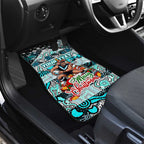 Power Football Merry Christmas Car Mats Indigenous Australian Art
