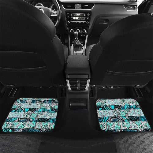 Power Football Merry Christmas Car Mats Indigenous Australian Art