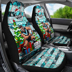 Power Football Merry Christmas Car Seat Cover Indigenous Australian Art