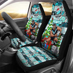 Power Football Merry Christmas Car Seat Cover Indigenous Australian Art