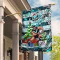 Power Football Merry Christmas Garden Flag Indigenous Australian Art
