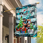 Power Football Merry Christmas Garden Flag Indigenous Australian Art