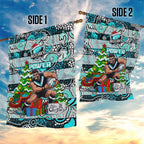 Power Football Merry Christmas Garden Flag Indigenous Australian Art