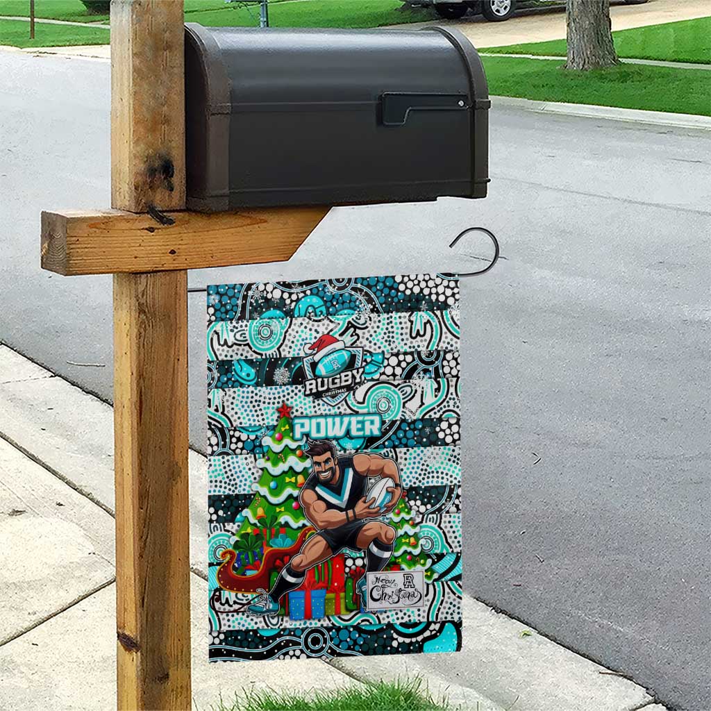 Power Football Merry Christmas Garden Flag Indigenous Australian Art