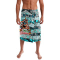 Custom Power Rugby Merry Christmas Lavalava Indigenous Australian Art