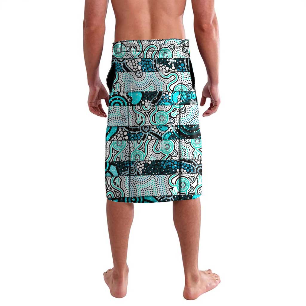 Custom Power Rugby Merry Christmas Lavalava Indigenous Australian Art