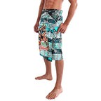 Custom Power Rugby Merry Christmas Lavalava Indigenous Australian Art