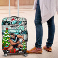 Power Football Merry Christmas Luggage Cover Indigenous Australian Art