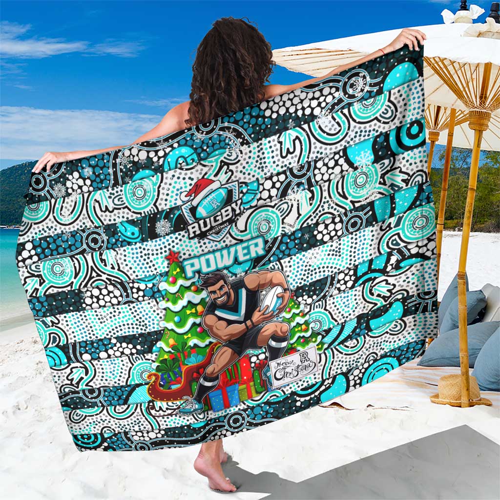 Power Football Merry Christmas Sarong Indigenous Australian Art