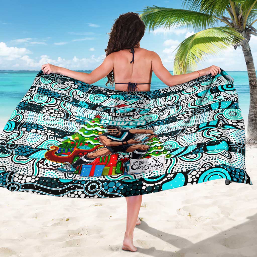 Power Football Merry Christmas Sarong Indigenous Australian Art