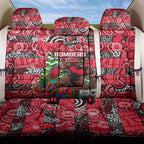 Bombers Football Merry Christmas Back Car Seat Cover Indigenous Australian Art