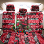 Bombers Football Merry Christmas Back Car Seat Cover Indigenous Australian Art