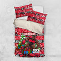 Bombers Football Merry Christmas Bedding Set Indigenous Australian Art
