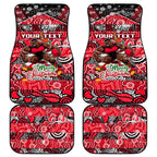Bombers Football Merry Christmas Car Mats Indigenous Australian Art
