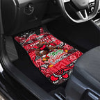 Bombers Football Merry Christmas Car Mats Indigenous Australian Art