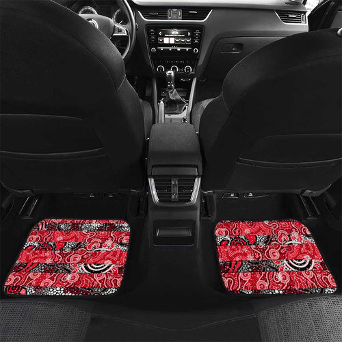 Bombers Football Merry Christmas Car Mats Indigenous Australian Art