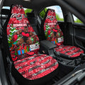 Bombers Football Merry Christmas Car Seat Cover Indigenous Australian Art