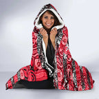 Bombers Football Merry Christmas Hooded Blanket Indigenous Australian Art