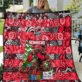 Bombers Football Merry Christmas Quilt Indigenous Australian Art
