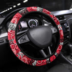 Bombers Football Merry Christmas Steering Wheel Cover Indigenous Australian Art