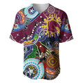 Personalised Broncos NAIDOC Week 2024 Baseball Jersey Australia Aboriginal Dot Painting
