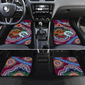 Personalised Broncos NAIDOC Week 2024 Car Mats Australia Aboriginal Dot Painting
