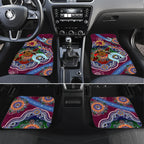 Personalised Broncos NAIDOC Week 2024 Car Mats Australia Aboriginal Dot Painting