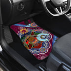 Personalised Broncos NAIDOC Week 2024 Car Mats Australia Aboriginal Dot Painting