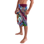 Personalised Broncos NAIDOC Week 2024 Lavalava Australia Aboriginal Dot Painting