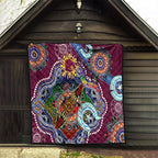 Personalised Broncos NAIDOC Week 2024 Quilt Australia Aboriginal Dot Painting