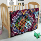 Personalised Broncos NAIDOC Week 2024 Quilt Australia Aboriginal Dot Painting