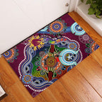 Personalised Broncos NAIDOC Week 2024 Rubber Doormat Australia Aboriginal Dot Painting
