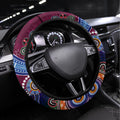 Broncos NAIDOC Week 2024 Steering Wheel Cover Australia Aboriginal Dot Painting