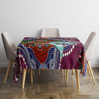 Personalised Broncos NAIDOC Week 2024 Tablecloth Australia Aboriginal Dot Painting
