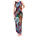 Personalised Broncos NAIDOC Week 2024 Tank Maxi Dress Australia Aboriginal Dot Painting