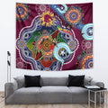 Personalised Broncos NAIDOC Week 2024 Tapestry Australia Aboriginal Dot Painting
