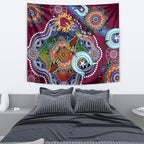 Personalised Broncos NAIDOC Week 2024 Tapestry Australia Aboriginal Dot Painting