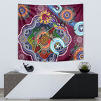 Personalised Broncos NAIDOC Week 2024 Tapestry Australia Aboriginal Dot Painting