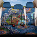 Personalised Bulldogs NAIDOC Week 2024 Back Car Seat Cover Australia Aboriginal Dot Painting