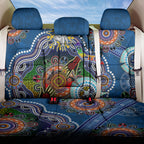 Personalised Bulldogs NAIDOC Week 2024 Back Car Seat Cover Australia Aboriginal Dot Painting