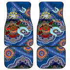 Personalised Bulldogs NAIDOC Week 2024 Car Mats Australia Aboriginal Dot Painting