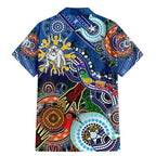 Personalised Bulldogs NAIDOC Week 2024 Family Matching Mermaid Dress and Hawaiian Shirt Australia Aboriginal Dot Painting