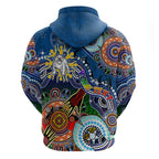 Personalised Bulldogs NAIDOC Week 2024 Hoodie Australia Aboriginal Dot Painting