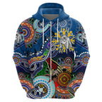 Personalised Bulldogs NAIDOC Week 2024 Hoodie Australia Aboriginal Dot Painting