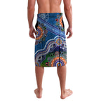Personalised Bulldogs NAIDOC Week 2024 Lavalava Australia Aboriginal Dot Painting