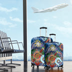 Personalised Bulldogs NAIDOC Week 2024 Luggage Cover Australia Aboriginal Dot Painting