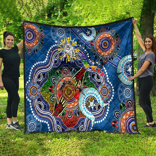 Personalised Bulldogs NAIDOC Week 2024 Quilt Australia Aboriginal Dot Painting