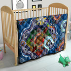 Personalised Bulldogs NAIDOC Week 2024 Quilt Australia Aboriginal Dot Painting