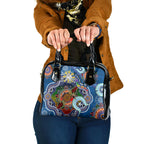 Personalised Bulldogs NAIDOC Week 2024 Shoulder Handbag Australia Aboriginal Dot Painting