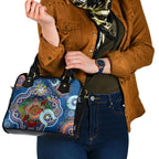 Personalised Bulldogs NAIDOC Week 2024 Shoulder Handbag Australia Aboriginal Dot Painting